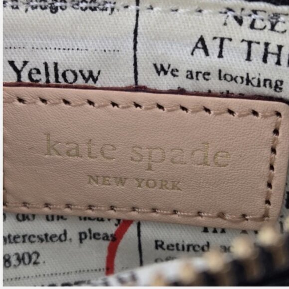 Kate Spade Black and Tan Wallet - Picture 4 of 5